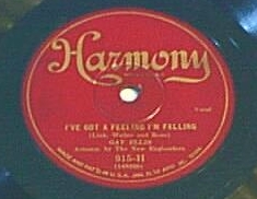 I've Got A Feeling I'm Falling -as Gay Ellis - Harmony 915-H